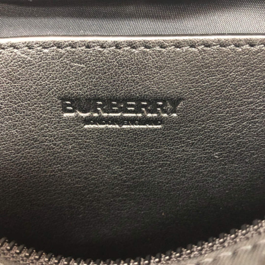 BURBERRY(バーバリー)のバーバリー ショルダーバッグ コットン ポリエステル ブラック 8029989 メンズのバッグ(ショルダーバッグ)の商品写真