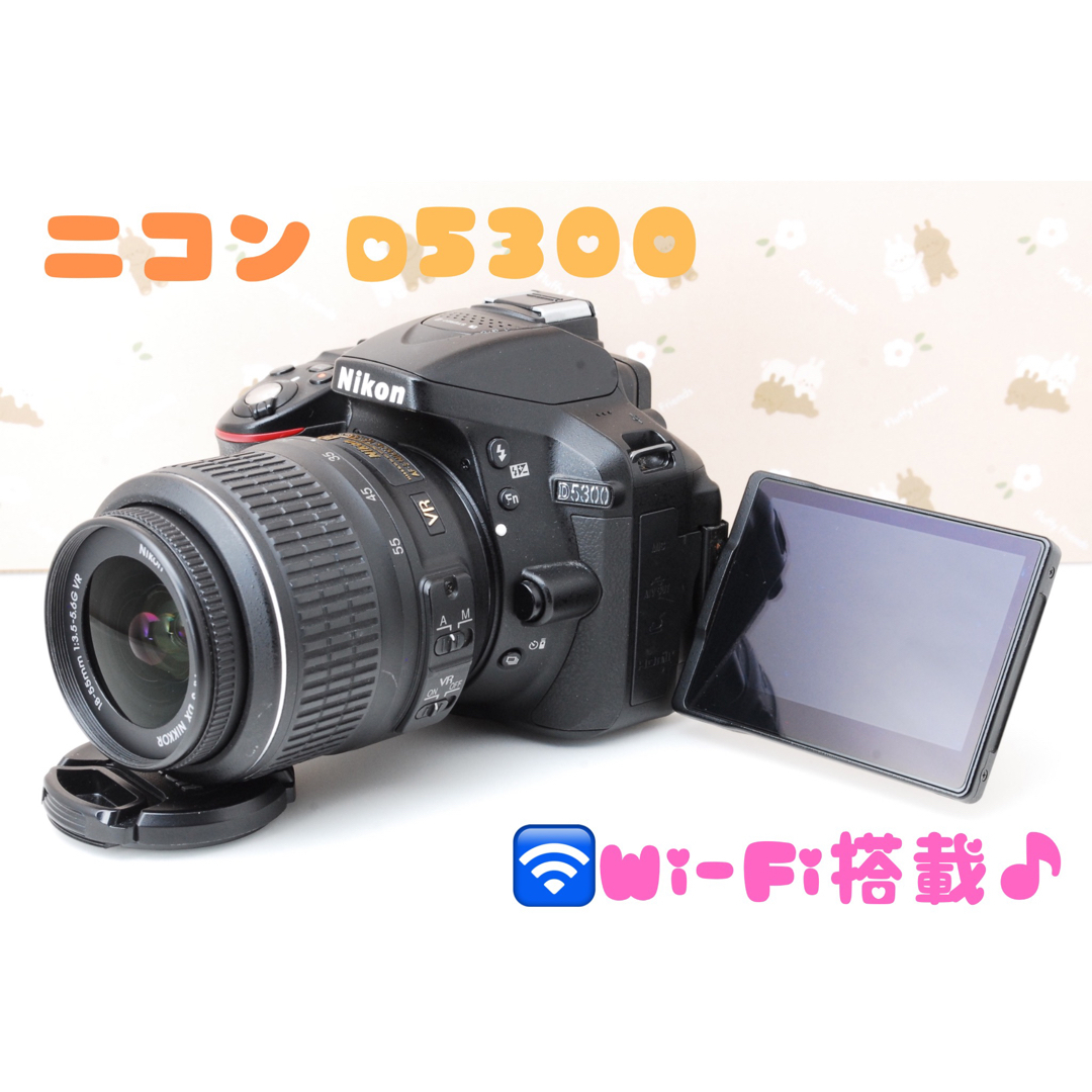 Nikon - Nikon D5300☆標準レンズキット♪スマホ転送♪高性能デジタル