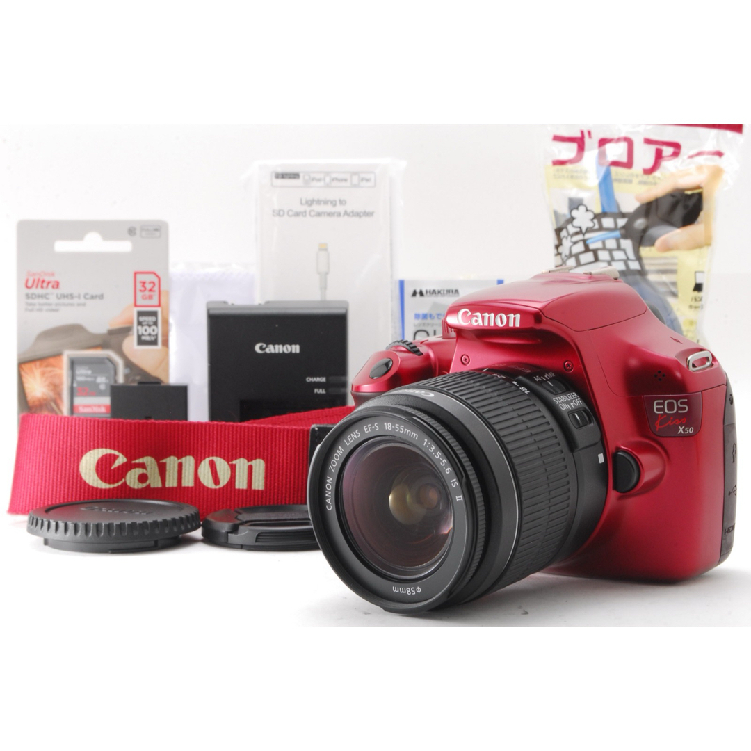 状態◎の極上品♪付属品充実の大満足セット❤️Canon EOS KISS X50