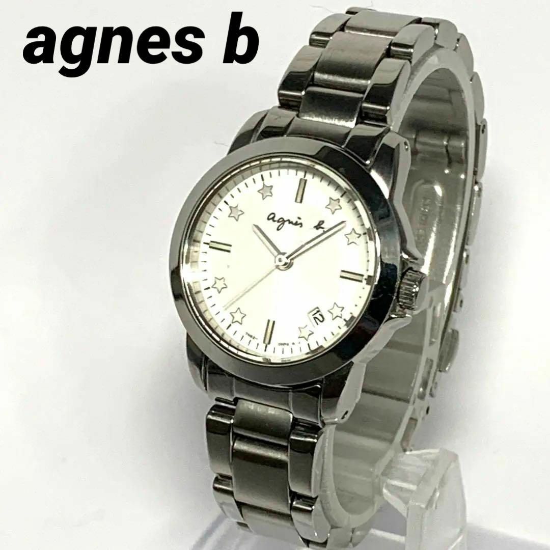 665 agnes b アニエスべー レディース 腕時計 クオーツ式 電池交換済