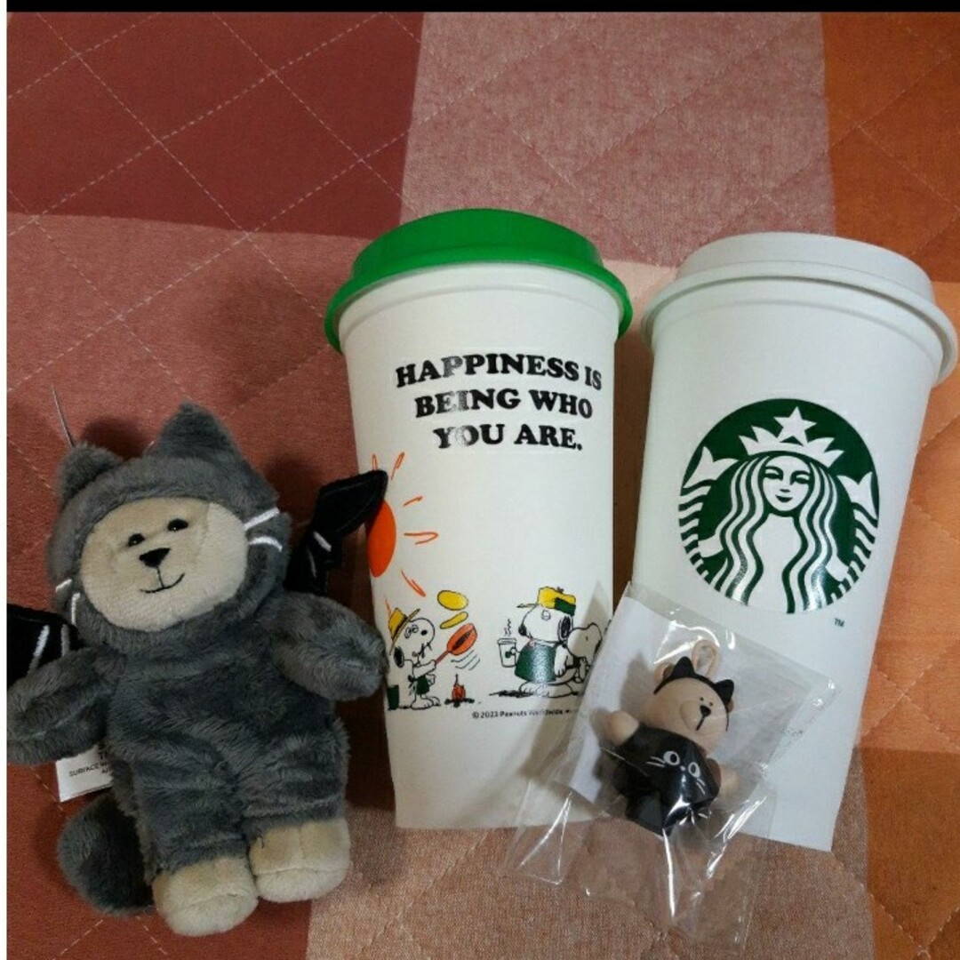 STARBUCKSスタバハロウィンベアリスタmini&キャップ&カップ