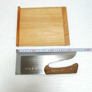 合羽橋　鍔屋　蕎麦切包丁　33センチ(調理道具/製菓道具)