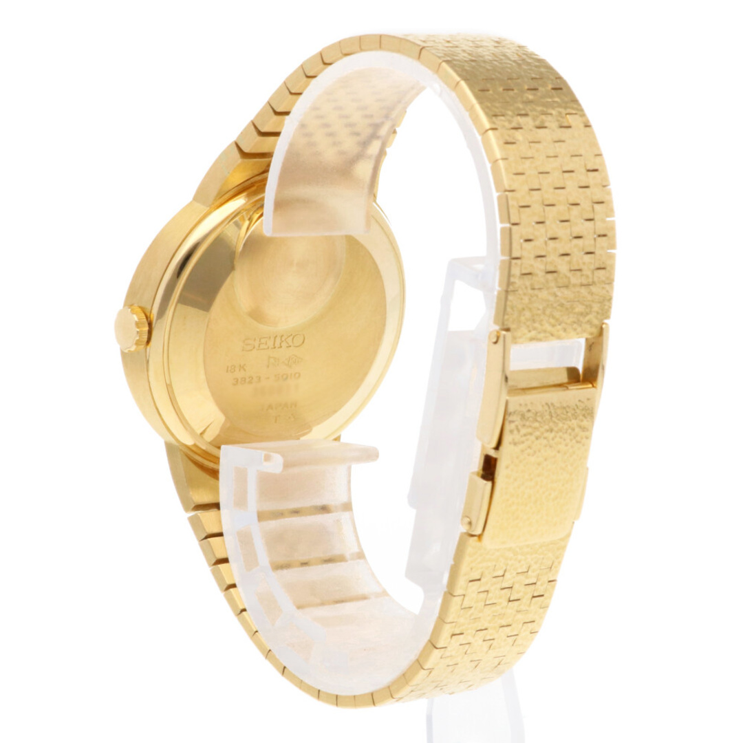 セイコー 腕時計 時計 18金 K18イエローゴールド 3823-5010 クオーツ メンズ 1年保証 SEIKO  セイコー
