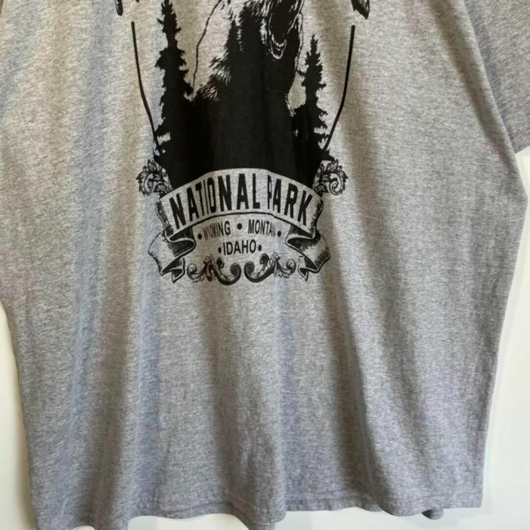【アメリカ❗️】90s プリントロゴ半袖Tシャツ 黒 2XL ビッグサイズ