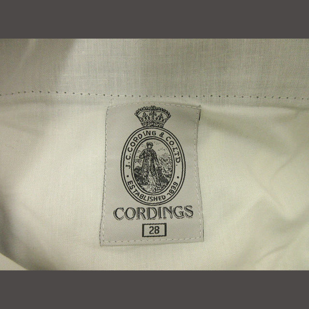 Cordings コーディングス チノパンツ 裾ロールアップ 28 カーキ 4