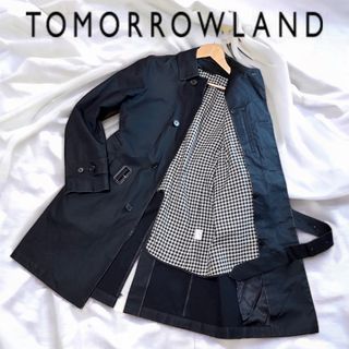 ✨美品✨　Tomorrowlandoトゥモローランド　ステンカラーコート　黒