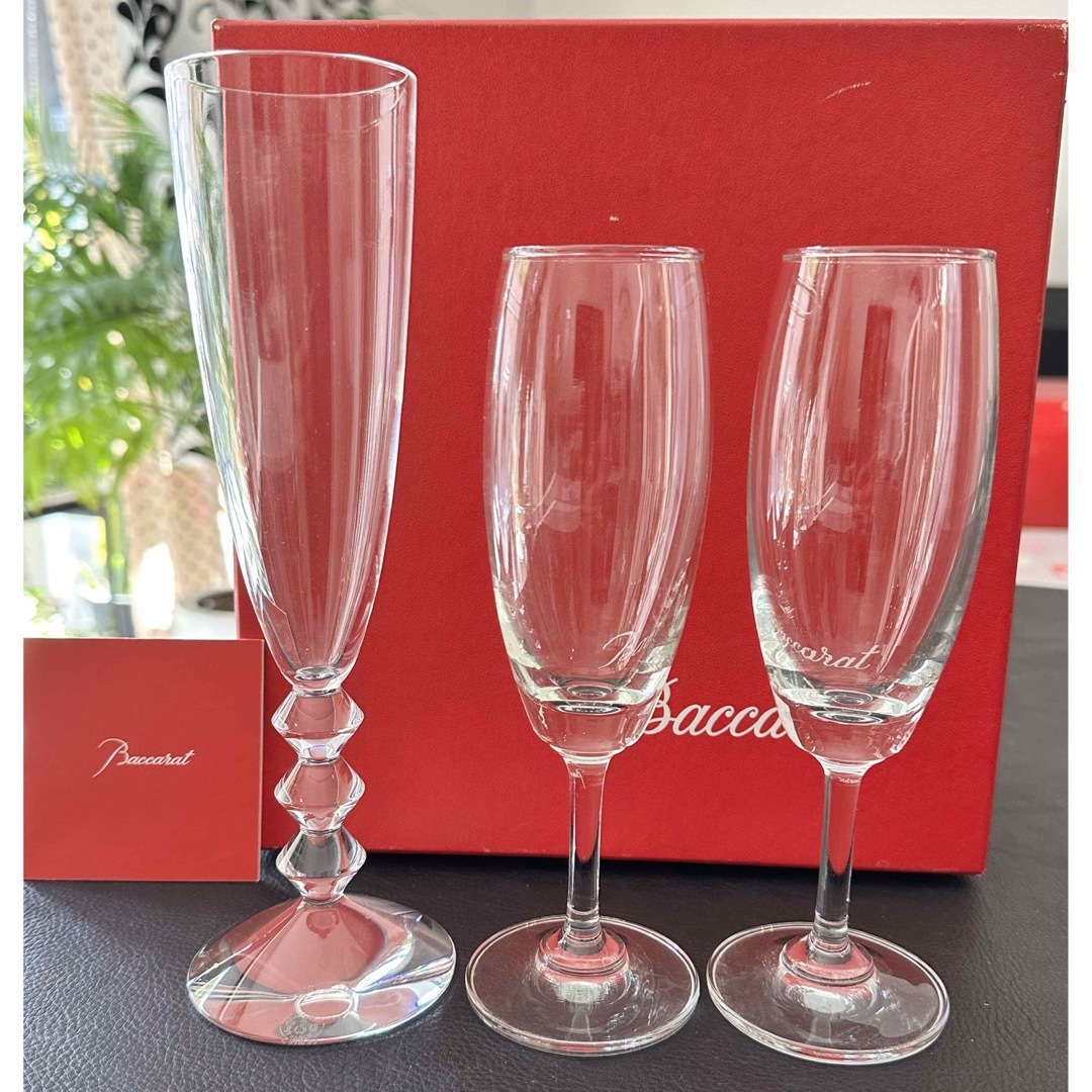 新品未使用】Baccarat バカラ【ベガ】ペアシャンパングラス-