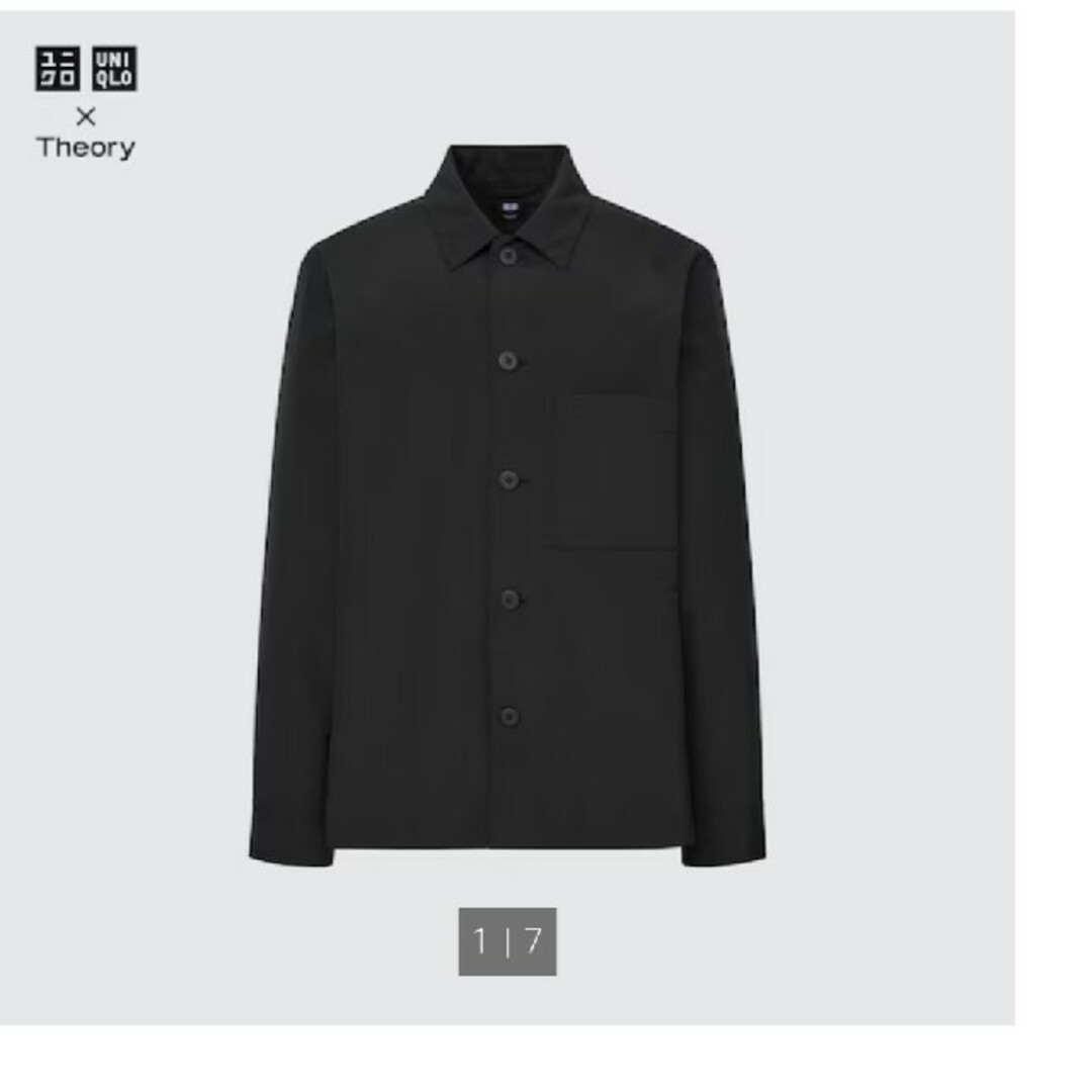 UNIQLO(ユニクロ)のユニクロ✕セオリー　感動シャツジャケット メンズのトップス(シャツ)の商品写真