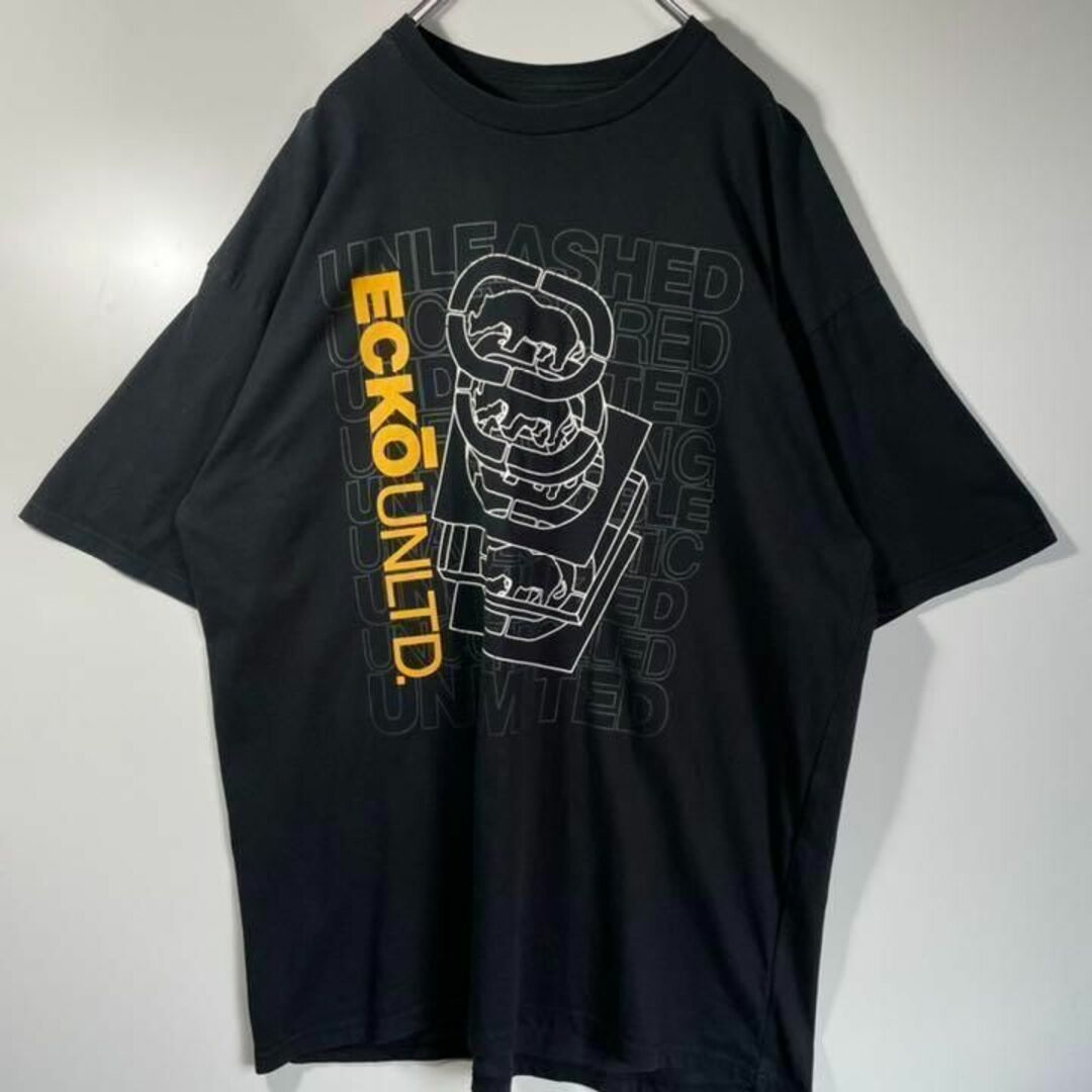 【アメリカ❗️】エコーアンリミテッド　Tシャツ　黒　2XL ビッグサイズ