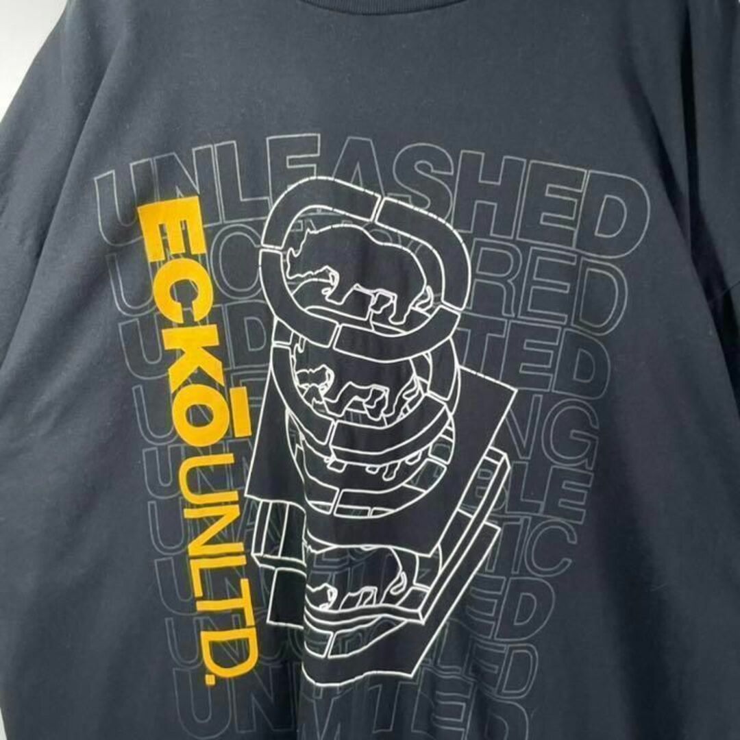 【アメリカ❗️】エコーアンリミテッド　Tシャツ　黒　2XL ビッグサイズ