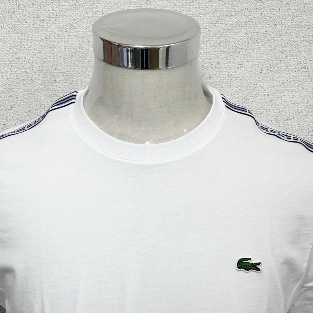 LACOSTE(ラコステ)の新品 ラコステ 半袖Ｔシャツ TH5071 ホワイト Sサイズ メンズのトップス(Tシャツ/カットソー(半袖/袖なし))の商品写真