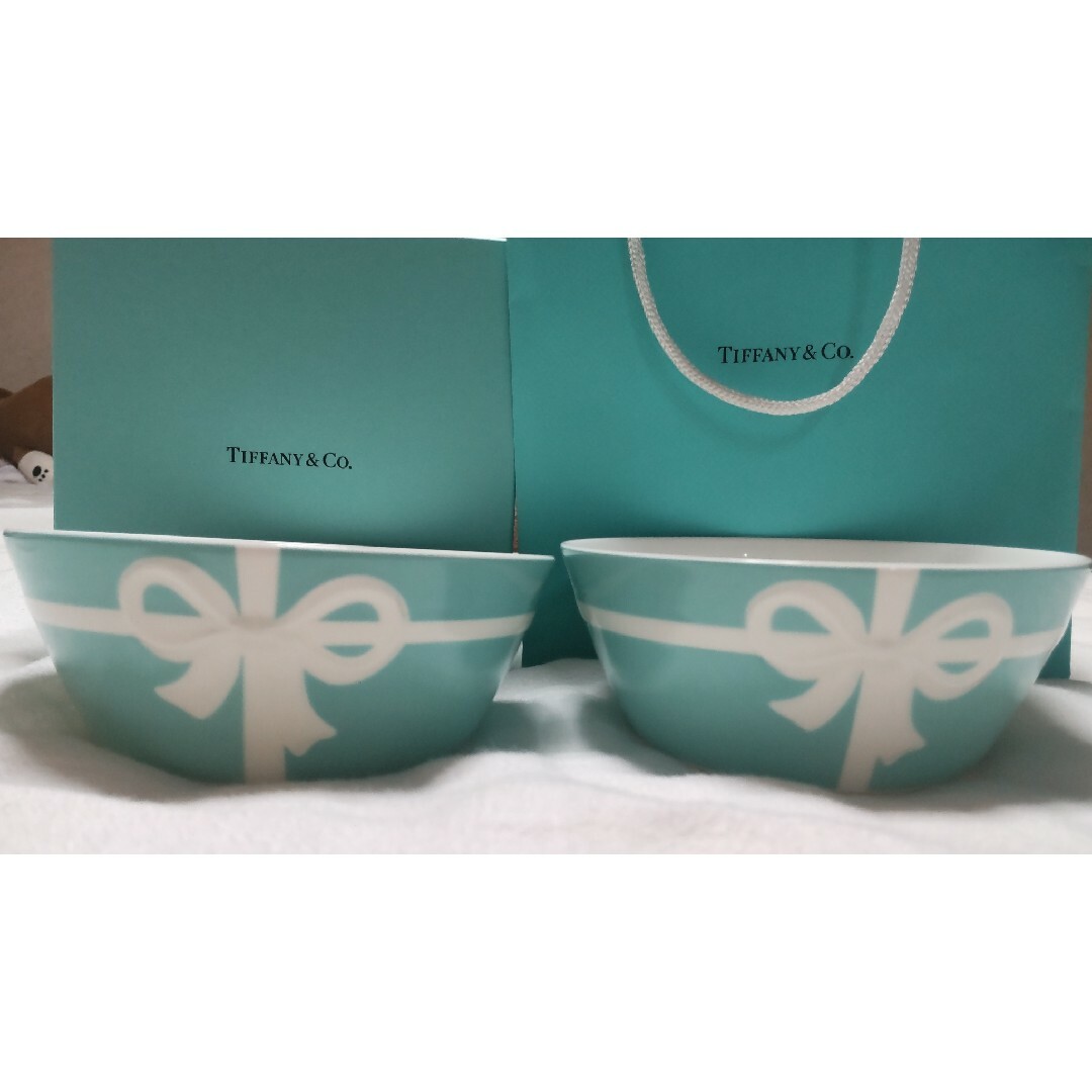 Tiffany & Co. - ティファニー ブルーボックス ボウル 2個セット 外箱