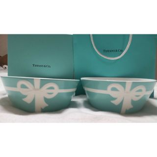 【新品未使用】TIFFANY\u0026Co  ティファニー  ボウル ペア リボン 2個