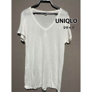 ユニクロ(UNIQLO)のUNIQLO ユニクロ　白Tシャツ(Tシャツ(半袖/袖なし))