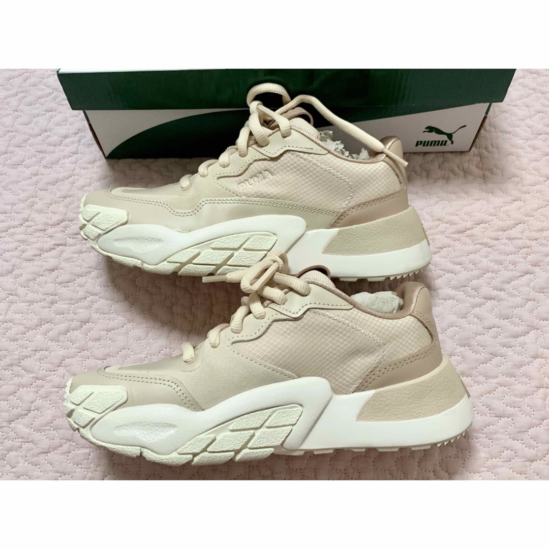 PUMA for emmi エミ シューズ スニーカー ホワイト ベージュ