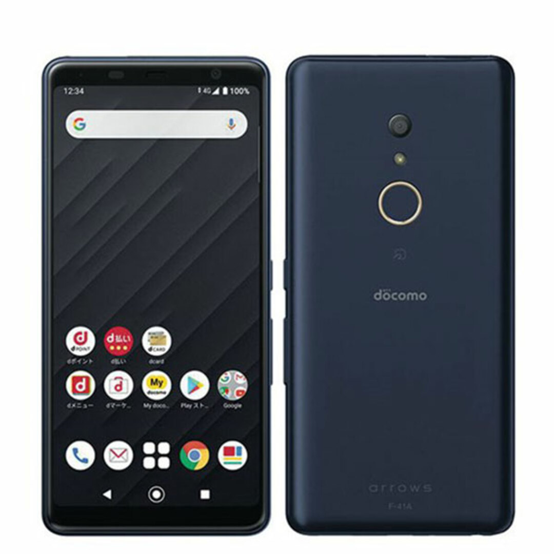 富士通(フジツウ)の【中古】 F-41A arrows Be4 ブラック SIMフリー 本体 ドコモ ほぼ新品 スマホ  【送料無料】 f41abk9mtm スマホ/家電/カメラのスマートフォン/携帯電話(スマートフォン本体)の商品写真