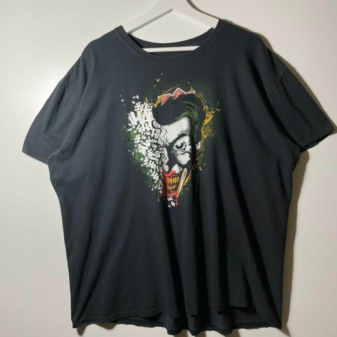 【アメリカ❗️】90s クレイジープリントロゴTシャツ　黒　L ビッグサイズ