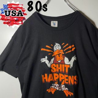 【アメリカ古着❗️】80s シングルステッチ USA製 HOLOUBEX アート
