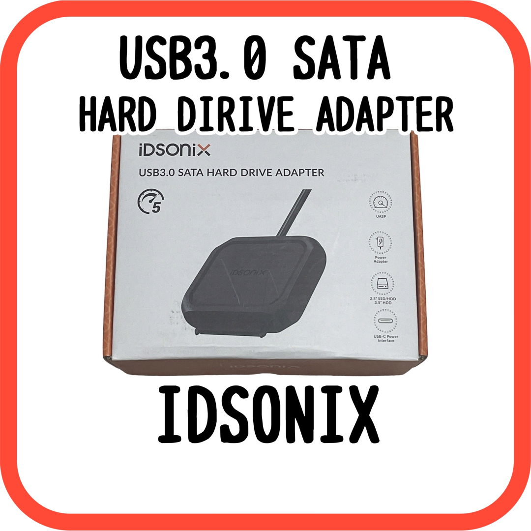 iDSONiX USB3.0 SATA HARD  　ハードドライブ　アダプター