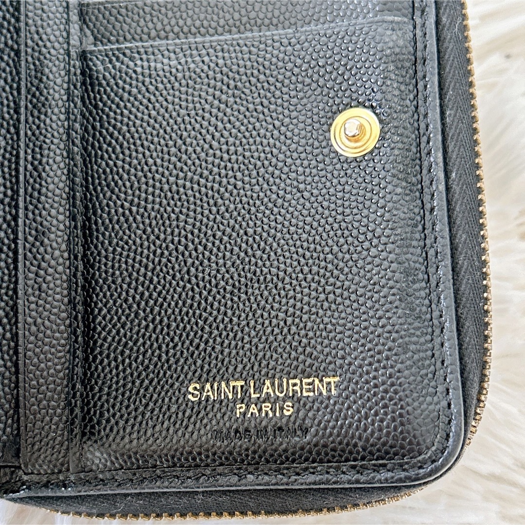 Saint Laurent - サンローラン イヴサンローラン 財布 二つ折り ...