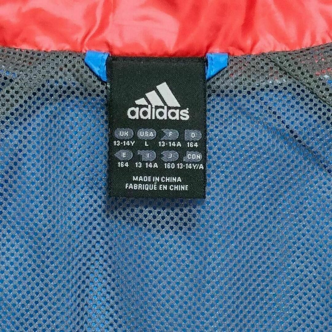 【D13】adidasアディダスCLIMAPROOFマウンテンパーカービッグロゴ