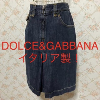 ドルチェ&ガッバーナ(DOLCE&GABBANA) デニムスカート ひざ丈スカートの