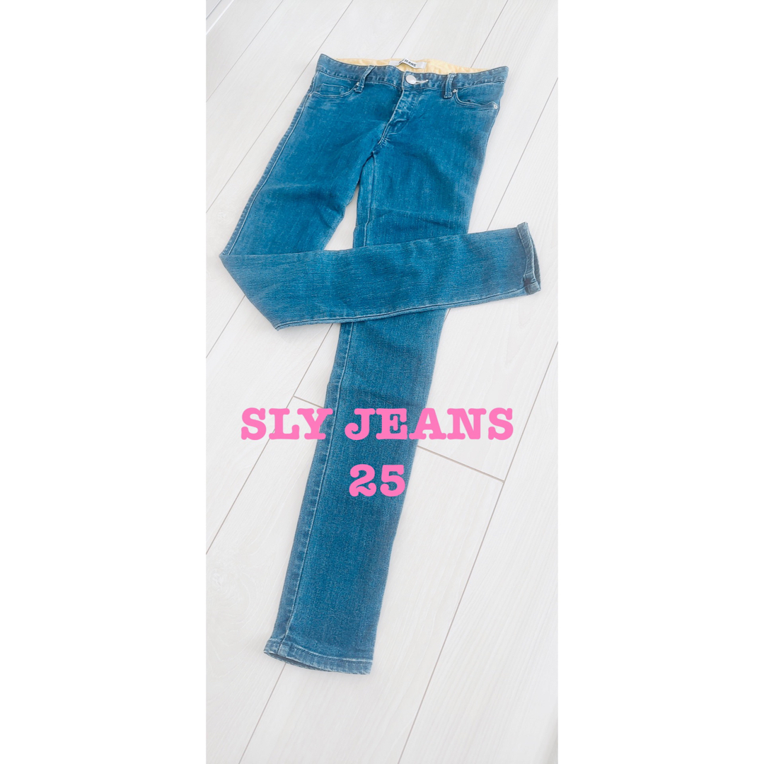 【最終】SLYJEANS  SLY スライ　ストレッチデニム スキニーパンツ