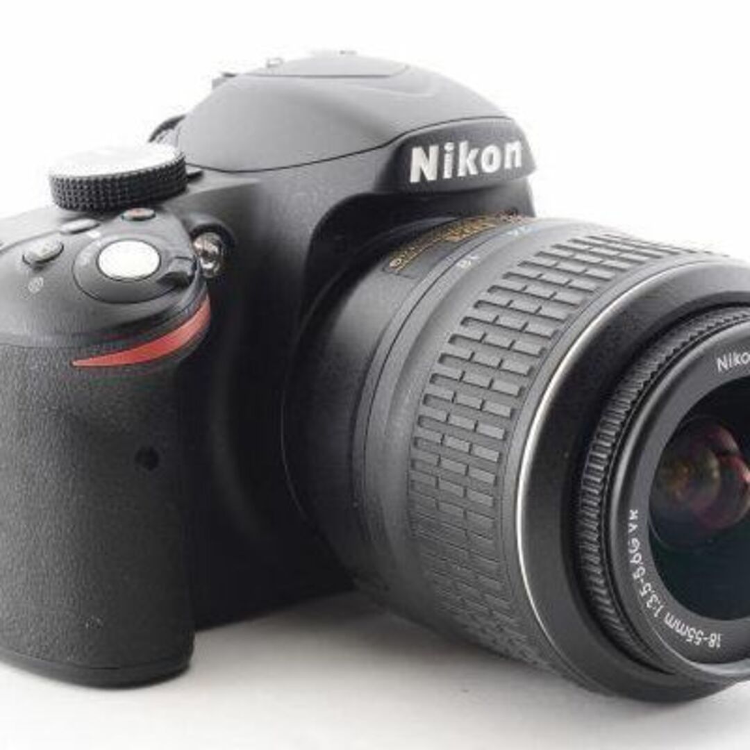 美品】ニコン Nikon D3200 レンズキット《ショット数6603回》-