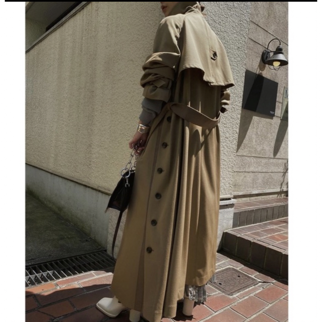 日本最大の Ameri vintage バックプリーツトレンチコート 日本最大の Ameri vintage バックプリーツトレンチコート