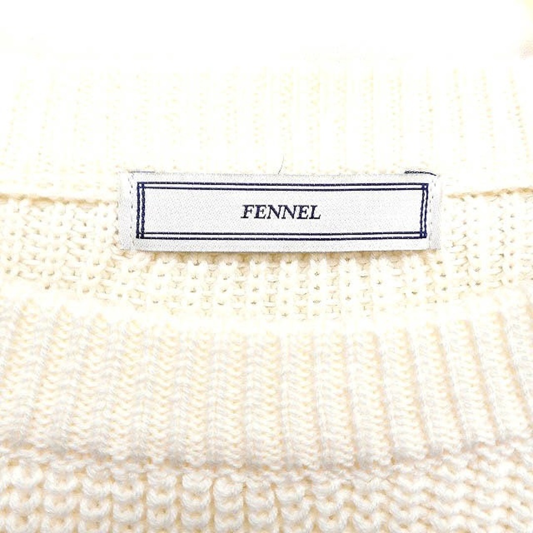 フェンネル FENNEL ボリュームスリーブ ニット セーター シャギー 丸首 レディースのトップス(ニット/セーター)の商品写真