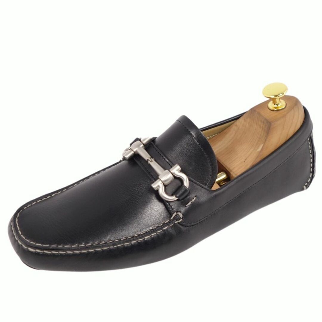 ☆SalvatoreFerragamo シボ革ドライビングシューズ - 靴