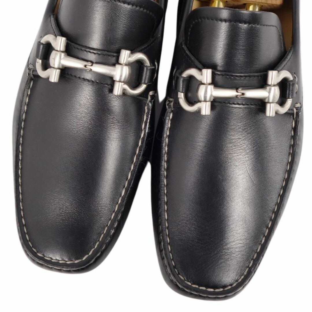 サルヴァトーレ フェラガモ Salvatore Ferragamo ローファー ビジネスシューズ カーフレザー 革靴 シューズ メンズ イタリア製 6EE(24cm相当) ブラック