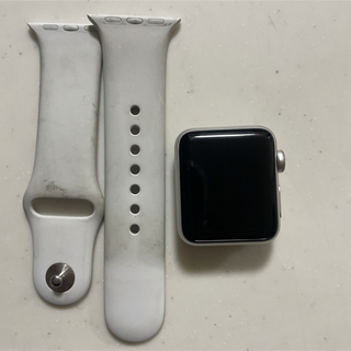 アップルウォッチ(Apple Watch)のApple Watch series3 38ミリ　シルバー(その他)