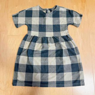 ベビーギャップ(babyGAP)のベビーギャップ　チェック柄ワンピース　女の子　110cm(ワンピース)