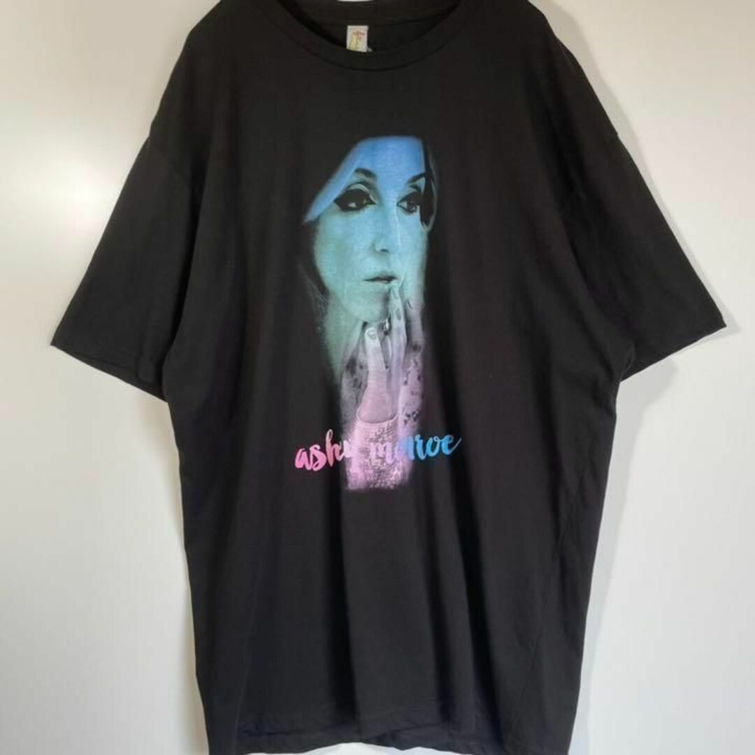 【アメリカ❗️】90s 女性プリントロゴ半袖Tシャツ　XL ビッグサイズ 8