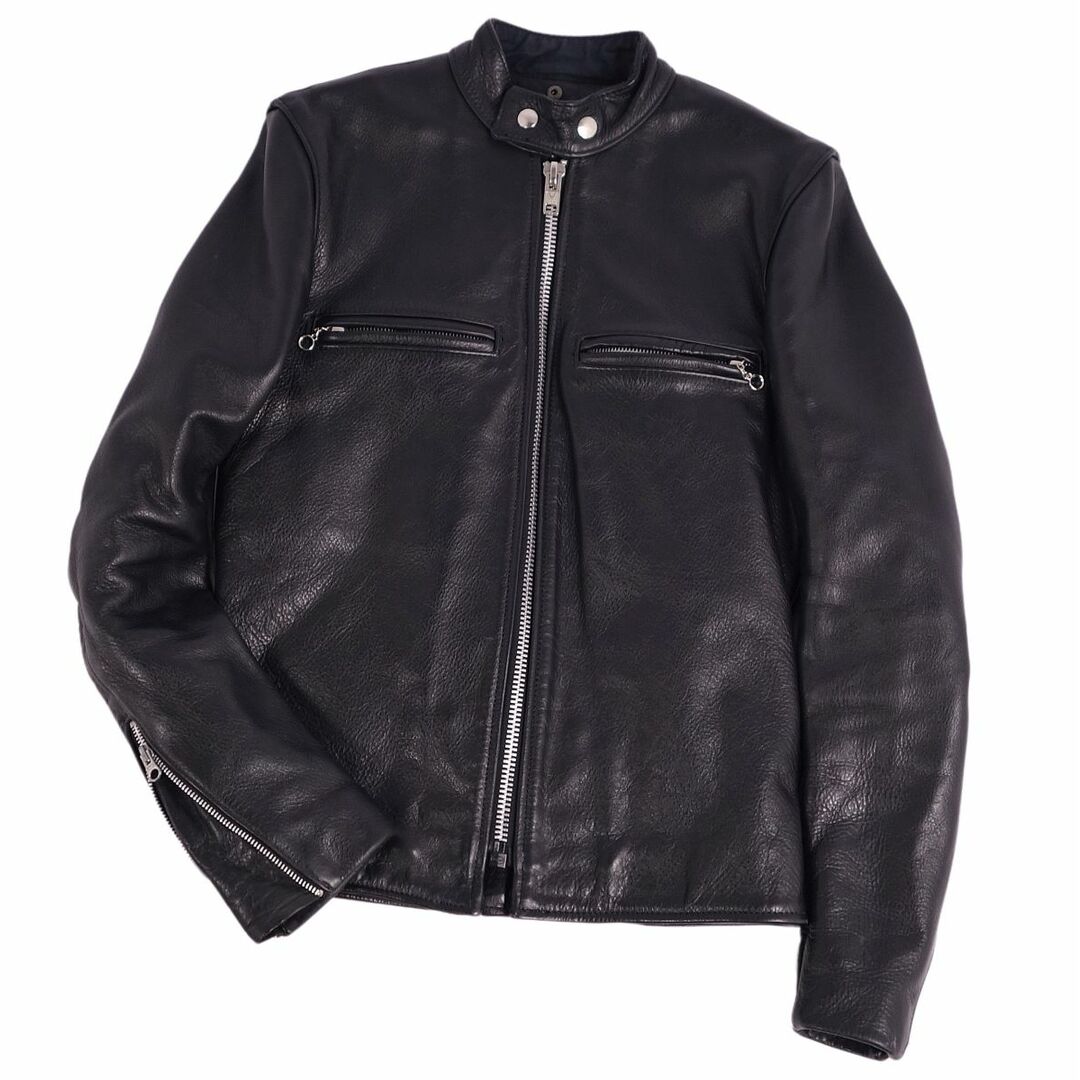 【美品】☆BIKERS バイカーズ ライナー付 レザー ジャケット サイズ34