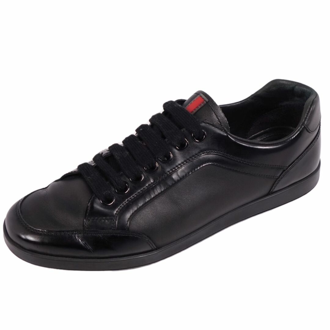 プラダ スポーツ PRADA SPORT スニーカー ローカット レースアップ カーフレザー シューズ メンズ 6.5(25.5cm相当) ブラック | フリマアプリ ラクマ プラダ スポーツ PRADA SPORT スニーカー ローカット レースアップ カーフレザー シューズ メンズ 6.5(25.5cm相当) ブラック | フリマアプリ ラクマ