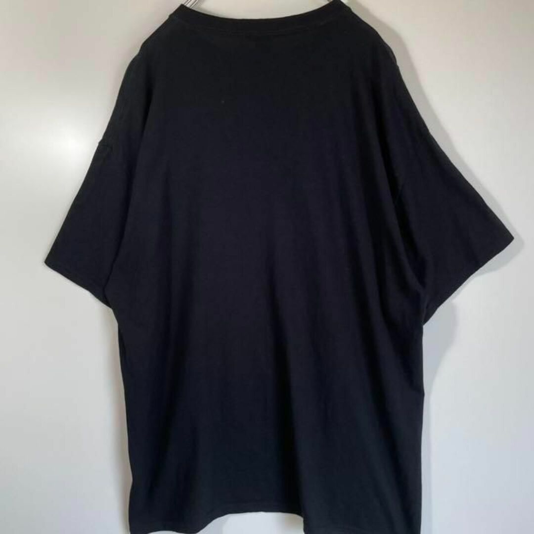 59cm身幅【アメリカ❗️】チャイナプリントロゴ半袖Tシャツ　XL ビッグサイズ