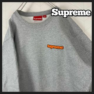 supreme ワンポイント　クルーネック　スウェット