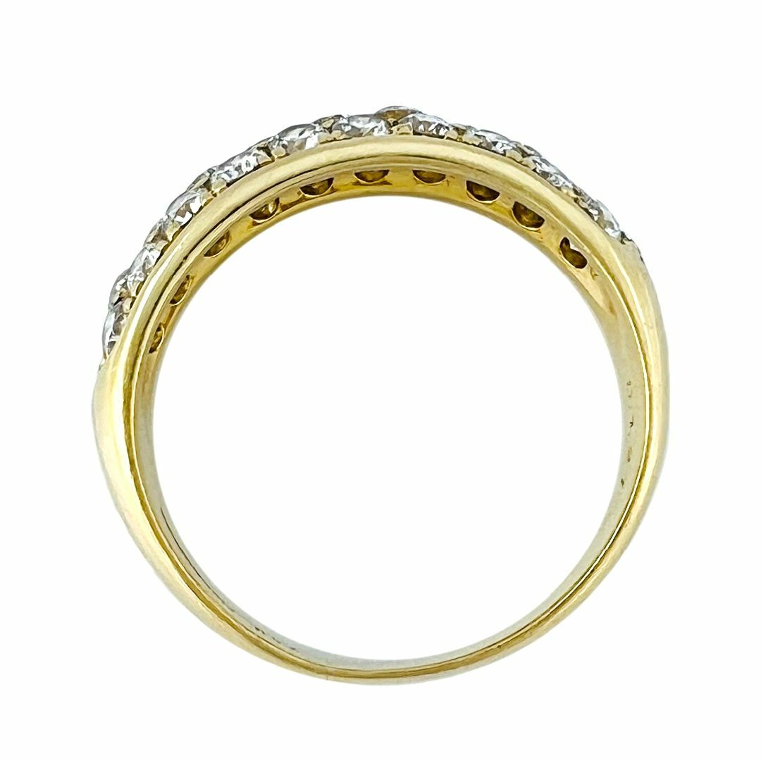 ピキョッティ　リング　ダイヤ 1.27ct　K18　YG　14号　希少　レア レディースのアクセサリー(リング(指輪))の商品写真