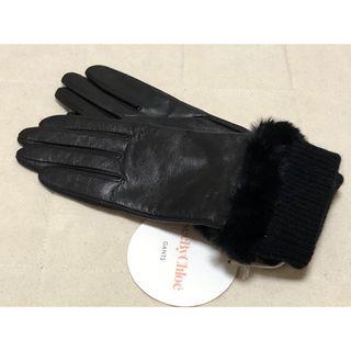 シーバイクロエ(SEE BY CHLOE)の389新品SeeByChloeシーバイクロエ羊革レザー×ジャージコンビ手袋日本製(手袋)