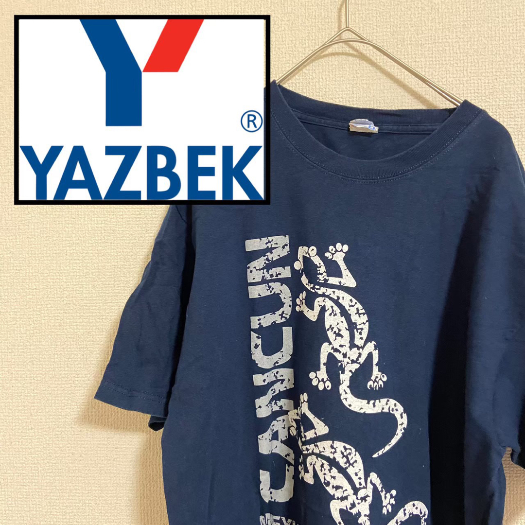★475 US古着 ヴィンテージ YAZBEK イグアナ トカゲ Tシャツ 半袖 メンズのトップス(Tシャツ/カットソー(半袖/袖なし))の商品写真