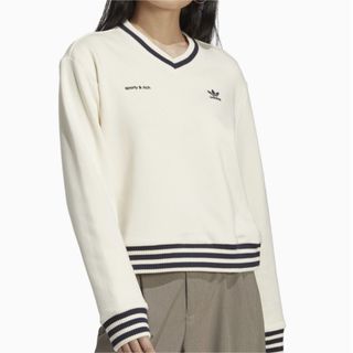 adidas Originals Sporty&Rich Vネック セーター