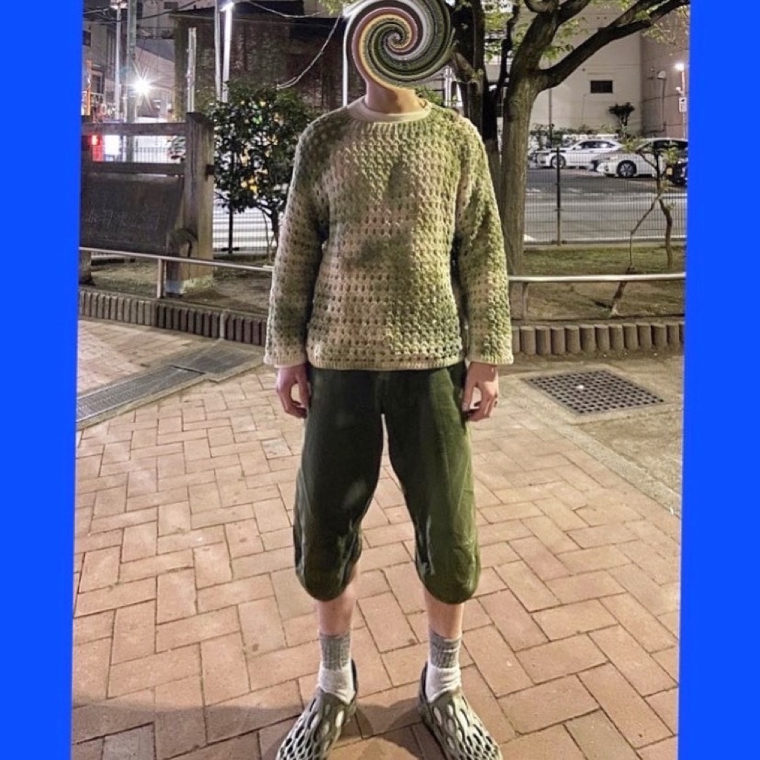 Niche.(ニッチ)のmacmahon knitting mills タイダイ染め クロシェニット メンズのトップス(ニット/セーター)の商品写真