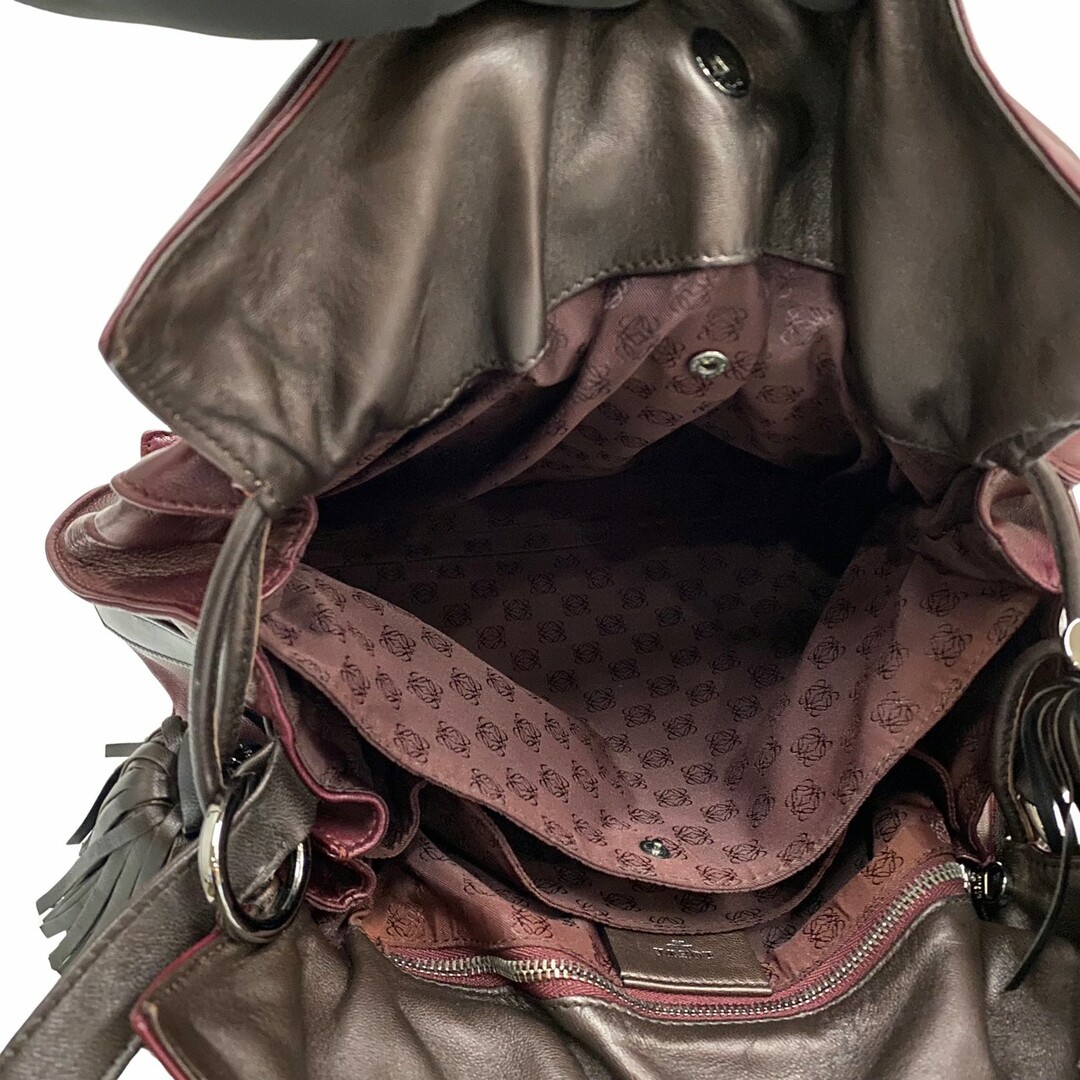 LOEWE - 極 美品 保存袋付き LOEWE ロエベ アナグラム ロゴ ナッパ