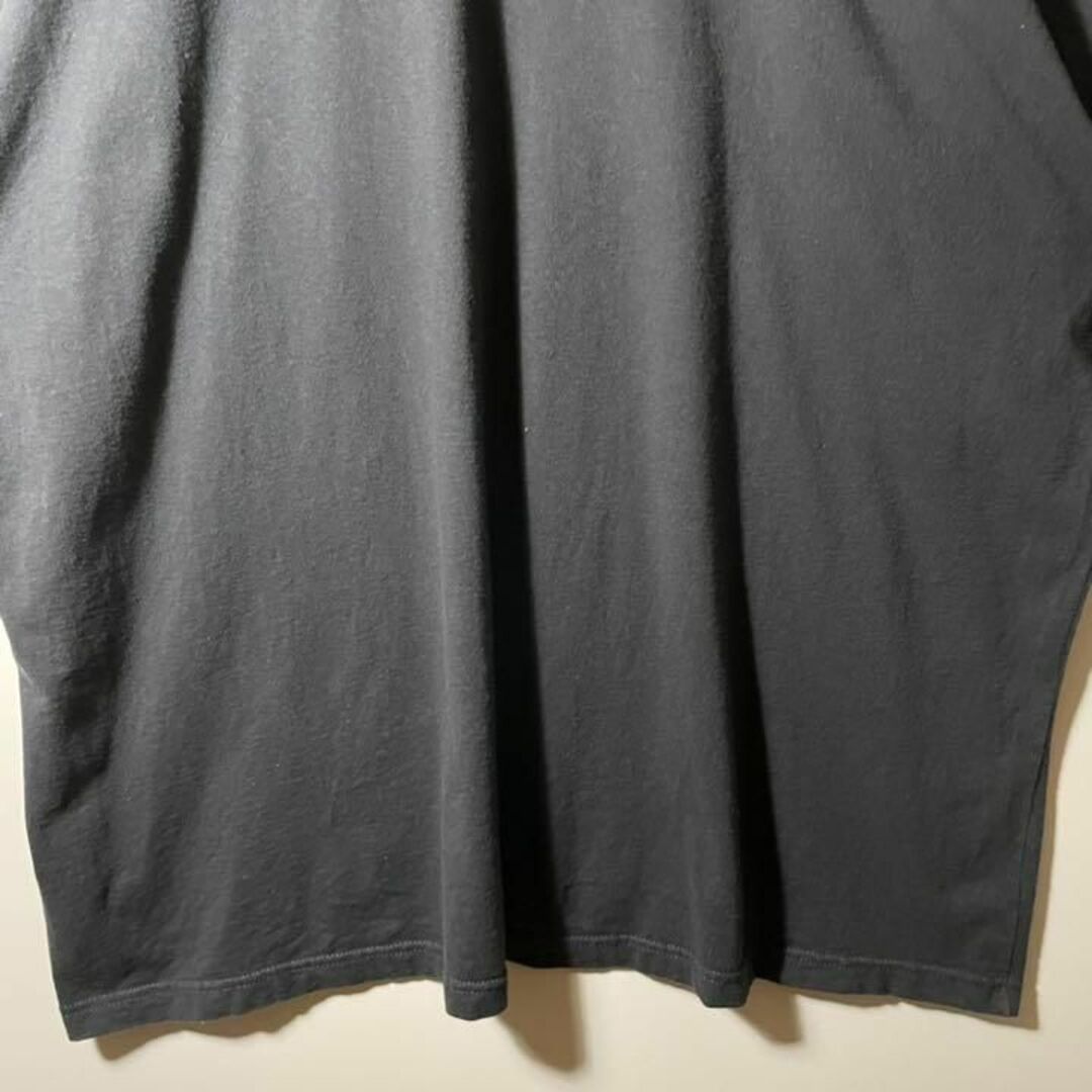【アメリカ❗️】90s プリントロゴ半袖Tシャツ　黒　3XL ビッグサイズ