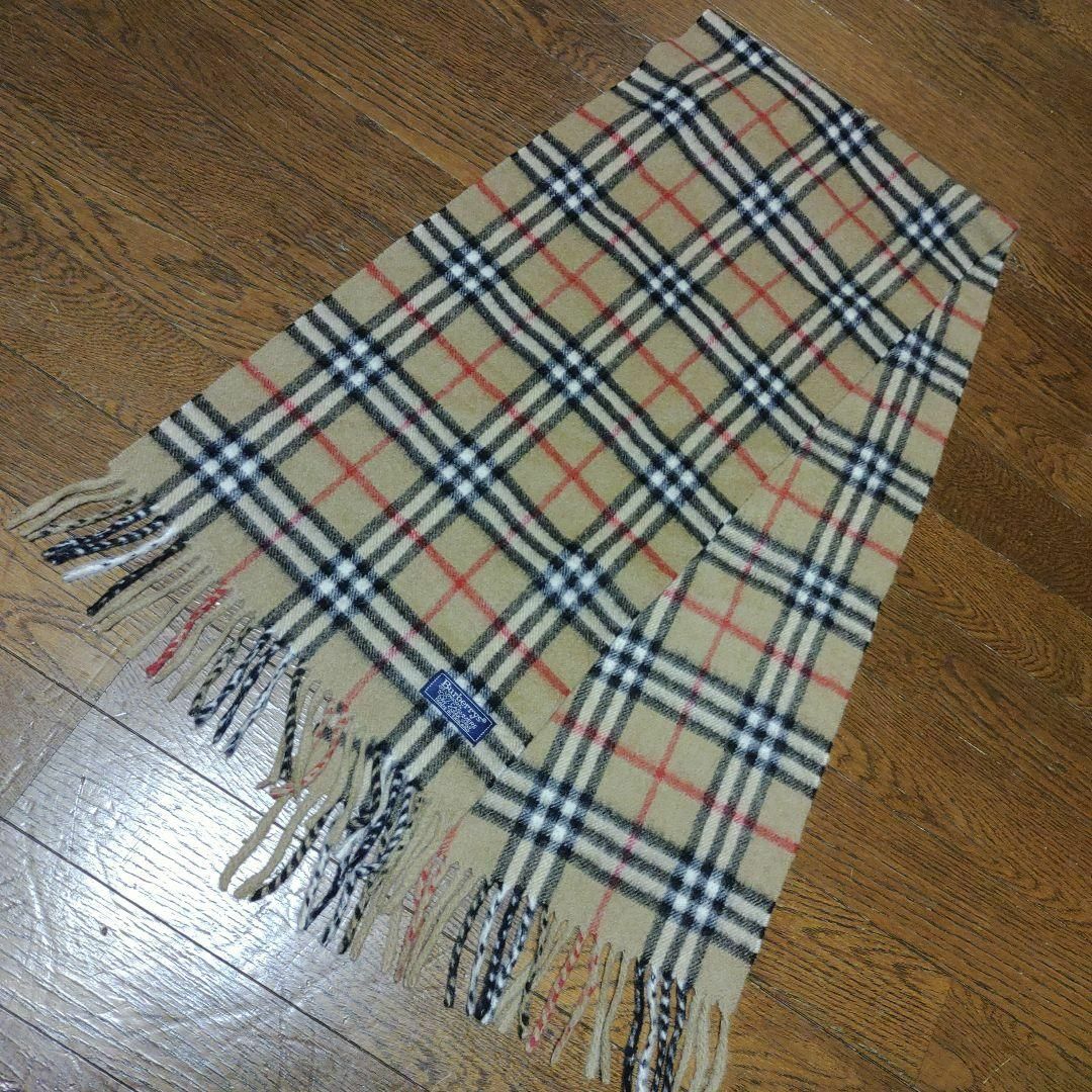 BURBERRY - 1827超美品 バーバリーズ マフラー 最高級カシミヤ100 定番