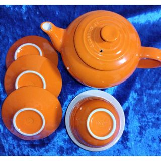 ルクルーゼ(LE CREUSET)のルクルーゼ　ティーポット　カップ　ソーサー　急須　湯呑み(テーブル用品)