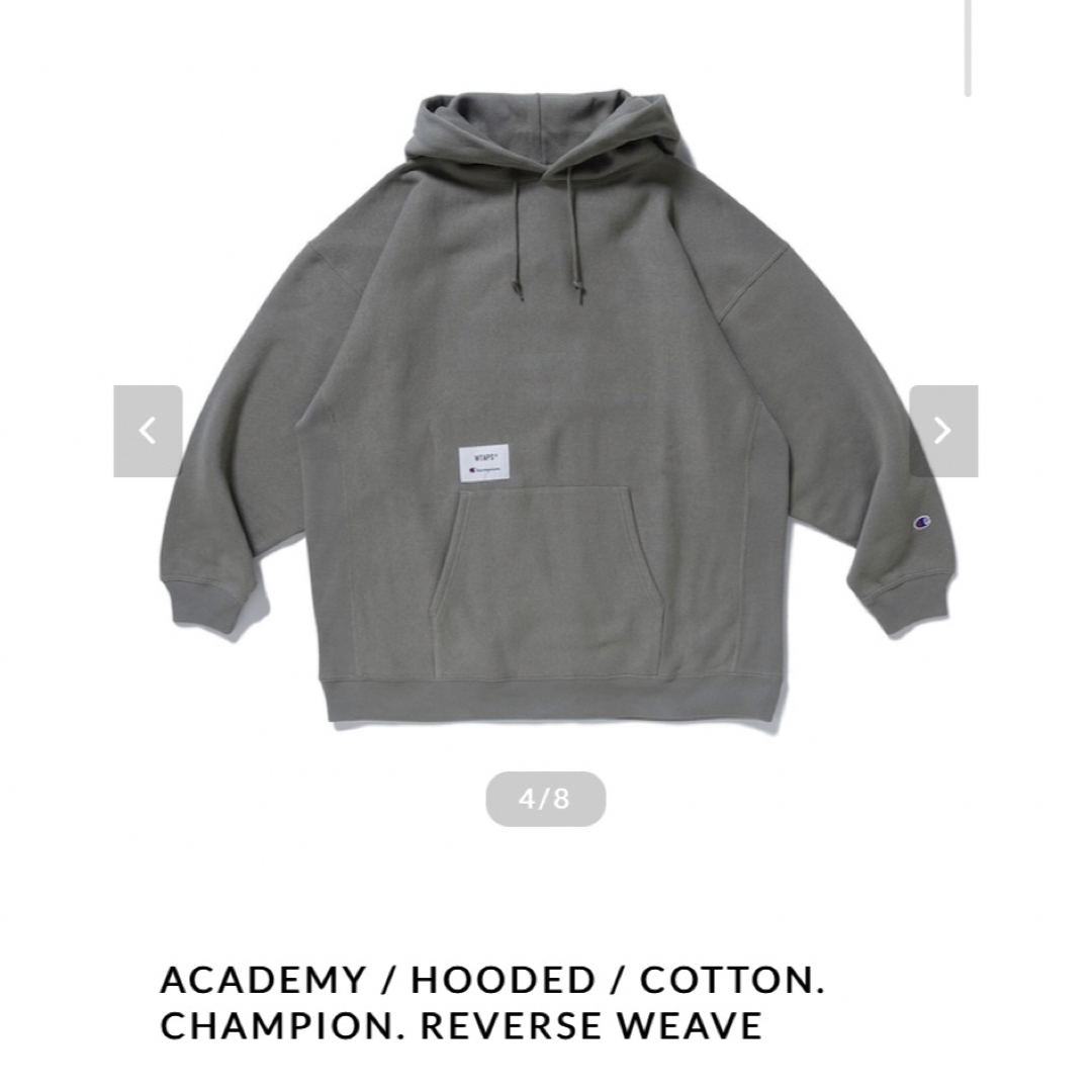 WTAPS Champion ACADEMY HOODED Olive M-