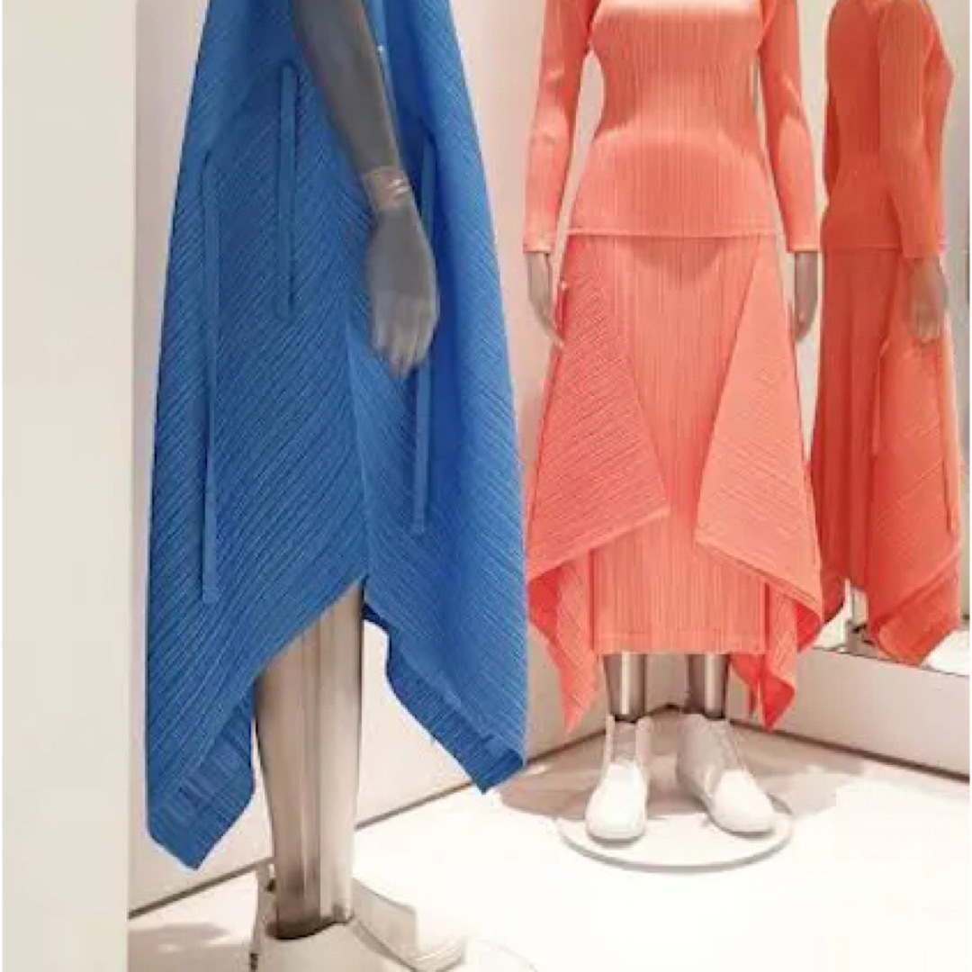 レディースPLEATS PLEASE ISSEY MIYAKE BLUE SKIRT